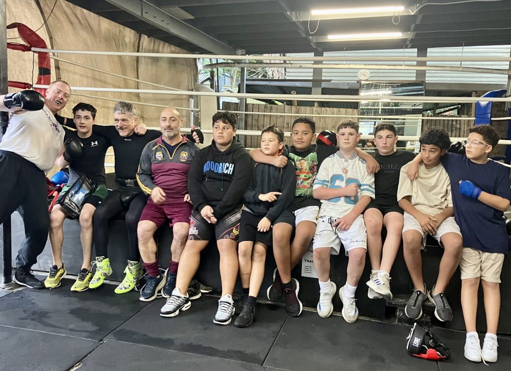 Boxing at Legend's gym