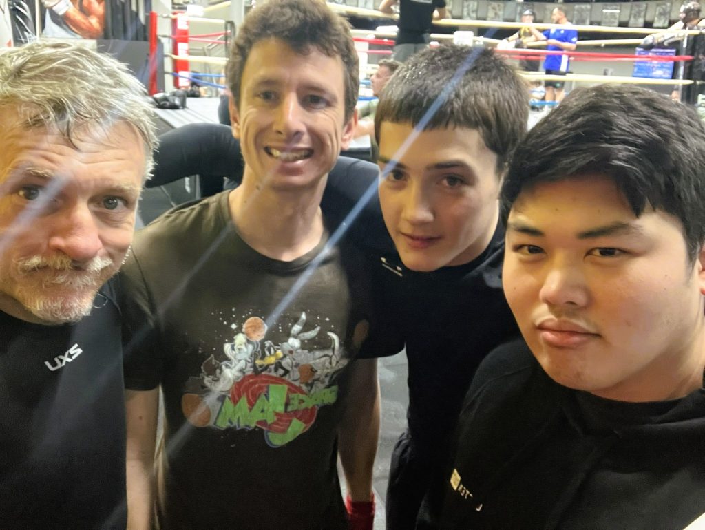 Boxing team at Mundine Gym