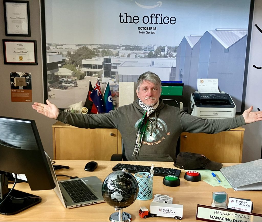 On the set of The Office (Australia)