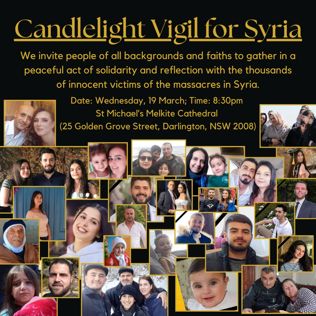 Candlelight vigil for Syria - March 25